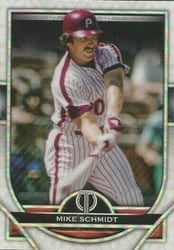 2021 Topps Tribute Base Set Mike Schmidt #25 card