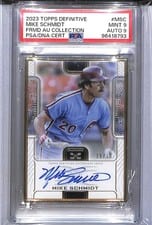 2022 Topps Definitive Collection Framed Autographs Mike Schmidt #DCFA-MSC card