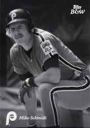 2023 Topps Black & White Base Set Mike Schmidt #99 card