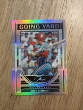 2024 Panini Three and Two Going Yard Mike Schmidt #1 card