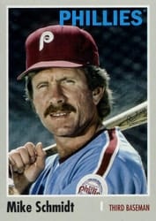 2024 Topps Archives Base Set Mike Schmidt #109 card