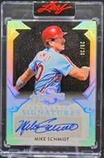 2025 Leaf Spectacular Baseball Spectacular Signatures Mike Schmidt #S-MS1 card
