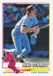 2025 Topps Heritage 1976 Redefined Mike Schmidt #76R-4 card