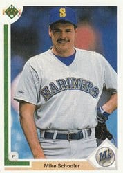 1991 Upper Deck Base Set Mike Schooler #638 card
