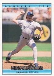 1992 Donruss Base Set Mike Schooler #444 card
