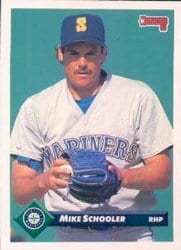 1993 Donruss Base Set Mike Schooler #449 card