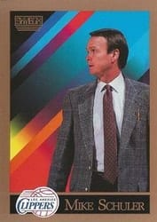 1990-91 SkyBox Base Set Mike Schuler #312 card