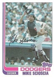 1982 Topps Base Set Mike Scioscia #642 card