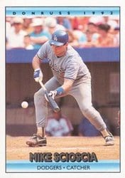 1992 Donruss Base Set Mike Scioscia #480 card