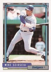 1992 Topps Base Set Mike Scioscia #13 card