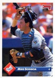 1993 Donruss Base Set Mike Scioscia #508 card