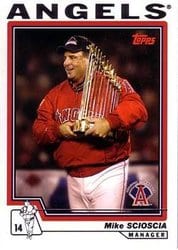 2004 Topps Base Set Mike Scioscia #267 card