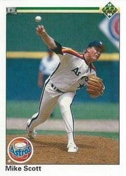 1990 Upper Deck Base Set Mike Scott #125 card