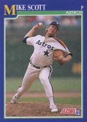 1991 Score Base Set Mike Scott #46 card