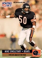 1991 Pro Set Base Set Mike Singletary #5 card