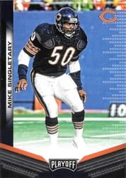 2019 Panini Playoff Base Set Mike Singletary #125 card