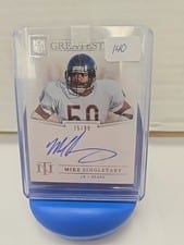 2024 Panini National Treasures NFL Greatest Signatures Mike Singletary #11 card