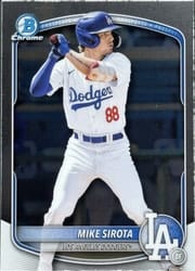 2025 Bowman Draft Chrome Mike Sirota #BDC-11 card