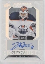 2021-22 Upper Deck Ovation Standing Ovation Signatures Mike Smith #SOS-MS card