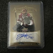 2023-24 Upper Deck Artifacts 2005-06 Retro - Autograph Facts Mike Smith #RAF-SM card