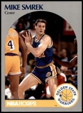 1990-91 Hoops Base Set Mike Smrek #119 card