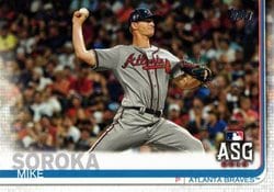 2019 Topps Update Base Set Mike Soroka #US20 card