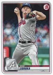 2020 Bowman Base Set Mike Soroka #7 card