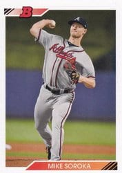 2020 Bowman Heritage Base Set Mike Soroka #7 card
