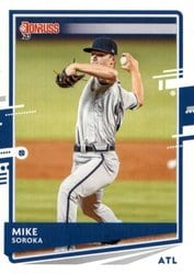 2020 Donruss Base Set Mike Soroka #152 card