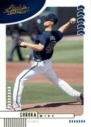 2020 Panini Absolute Base Set Mike Soroka #37 card