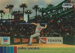 2020 Stadium Club Base Set Mike Soroka #76 card