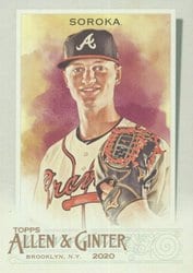 2020 Topps Allen & Ginter Base Set Mike Soroka #53 card