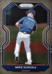 2021 Panini Prizm Base Set Mike Soroka #174 card