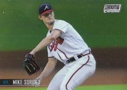 2021 Stadium Club Chrome Base Set Mike Soroka #73 card