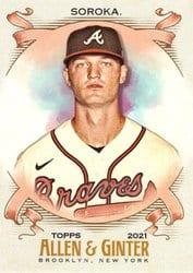 2021 Topps Allen & Ginter Base Set Mike Soroka #155 card