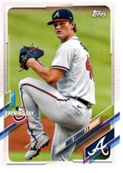 2021 Topps Opening Day Base Set Mike Soroka #75 card