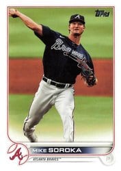 2022 Topps Base Set Mike Soroka #527 card