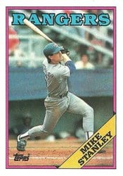 1988 Topps Base Set Mike Stanley #219 card