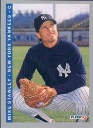 1993 Fleer Base Set Mike Stanley #656 card