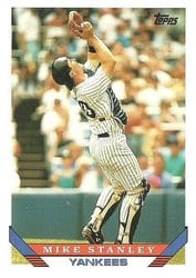 1993 Topps Base Set Mike Stanley #359 card