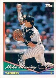 1994 Topps Base Set Mike Stanley #695 card