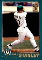 2001 Topps Base Set Mike Stanley #119 card