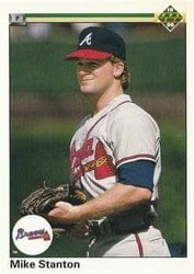 1990 Upper Deck Base Set Mike Stanton #61 card