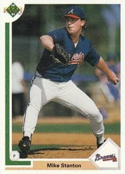 1991 Upper Deck Base Set Mike Stanton #749 card