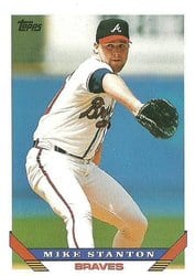 1993 Topps Base Set Mike Stanton #88 card