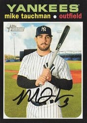 2020 Topps Heritage Base Set Mike Tauchman #352 card