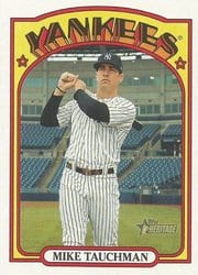 2021 Topps Heritage Base Set Mike Tauchman #65 card