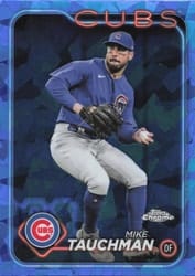 2024 Topps Chrome Sapphire Edition Base Set Mike Tauchman #540 card
