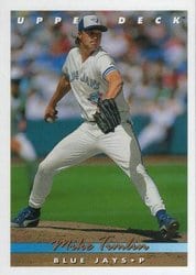 1993 Upper Deck Base Set Mike Timlin #322 card