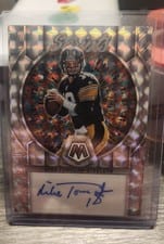 2023 Panini Mosaic Scripts Mike Tomczak #S19 card